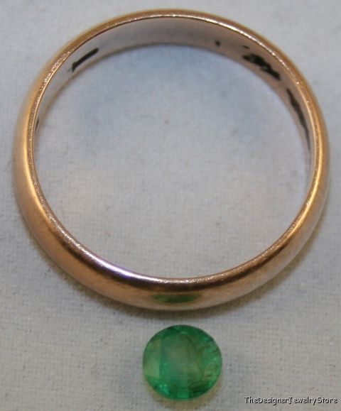 Natural Emerald 5mm round 0.3ct faceted A gem em8