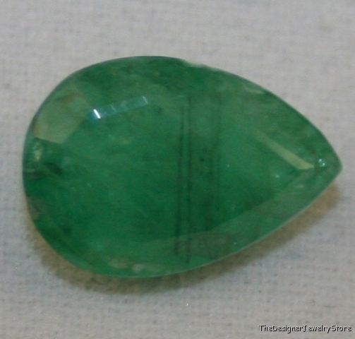 Natural Emerald 7.8x11 pear 2.25ct faceted A gem em9