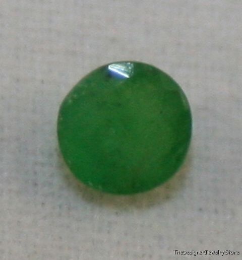 Natural Emerald 4mm round 0.2ct faceted A gem em10