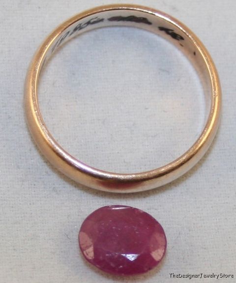Natural Ruby 7x9 oval faceted 2.1ct gemstone ru30