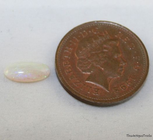 Natural Opal gemstone cabochon AAA 5x10 oval op10