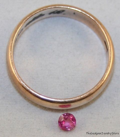 Natural Ruby 3mm round faceted 0.2ct gemstone ru31