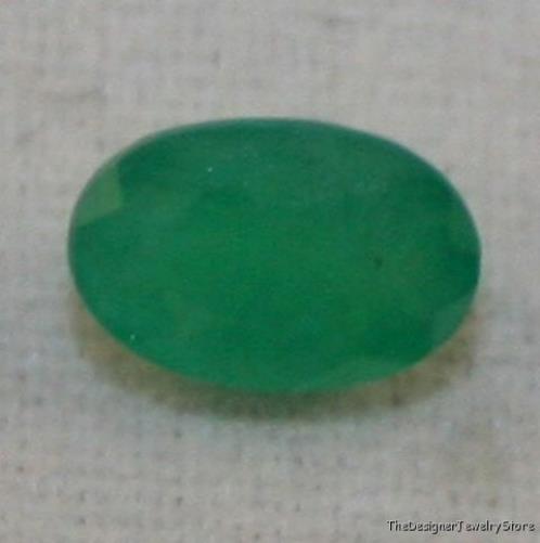 Natural Emerald 4x5.5 oval 0.35ct faceted AAA gem em13