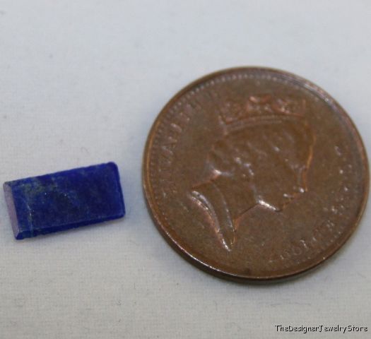 Afghan Lapis Lazuli 5x10 gem rectangle cabochon la14