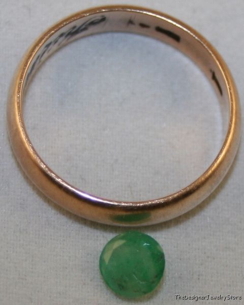 Natural Emerald 5.5mm round 0.55ct native cut A gem e16