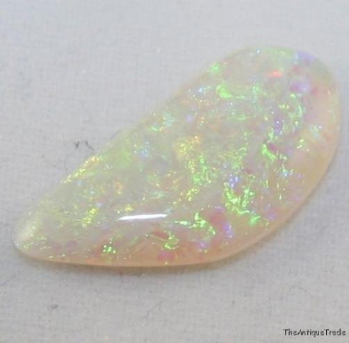 Natural Opal gemstone AAA cabochon 8x16mm 1.6ct op14