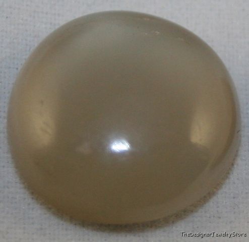 Natural grey Moonstone 15mm round Cabochon 9.4ct mu7