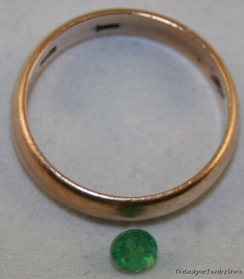 Natural Emerald 4mm round 0.25ct faceted AA gem em18