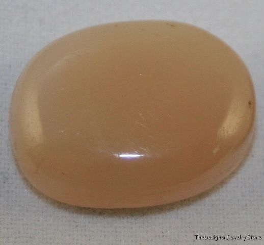 Natural peach Moonstone 14x17 oval Cabochon 11.3ct mu10