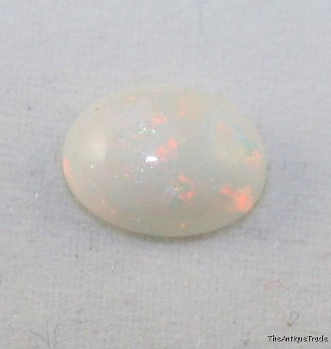 Superb natural Opal gemstone cabochon A 6x8 oval op17