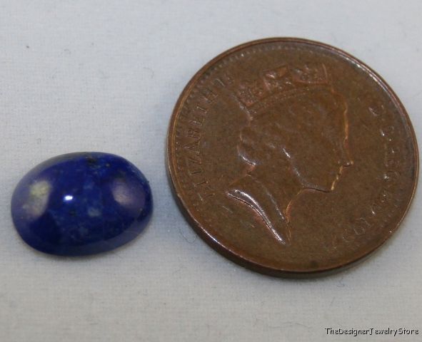 Afghan Lapis Lazuli 8x11 gem oval cabochon 3ct la19