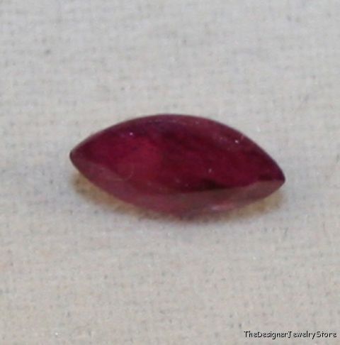 Natural Ruby 3x7 marquise faceted 0.5ct gemstone ru40