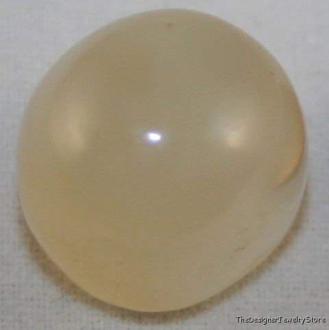 Natural white Moonstone 11x13 oval Bullet 14.4ct mu12