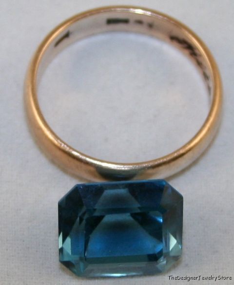 Natural blue Topaz 10x12 faceted octagon 9.3ct gem tz1