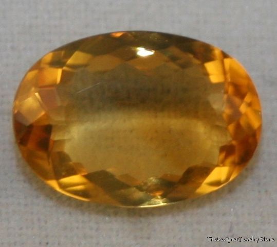 Golden Citrine 7x10 oval cut 1.5ct gemstone ci2