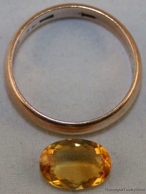 Golden Citrine 7x10 oval cut 1.5ct gemstone ci2