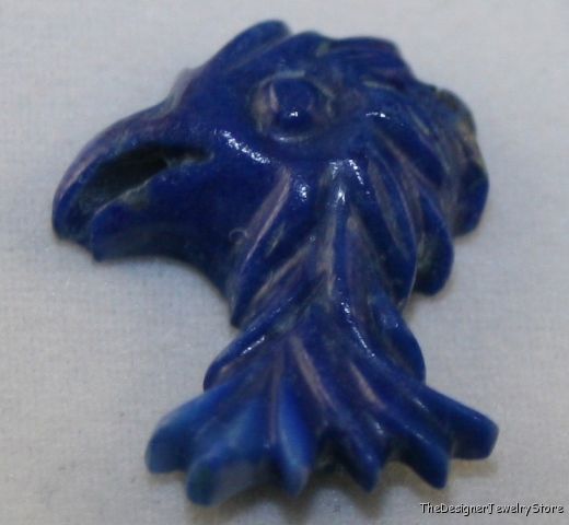 Superb Afghan Lapis Lazuli carved Phoenix 4.3ct la04