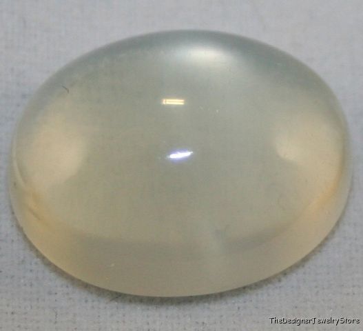 Natural clear Moonstone 12x15 oval Cabochon 8ct mu14