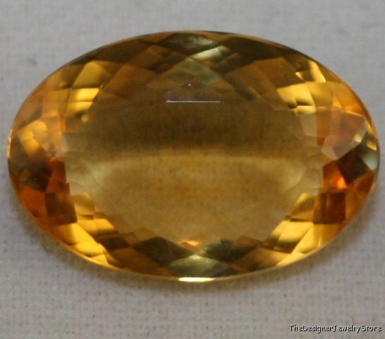 Golden Citrine 9x14 oval cut 4.2ct gemstone ci3