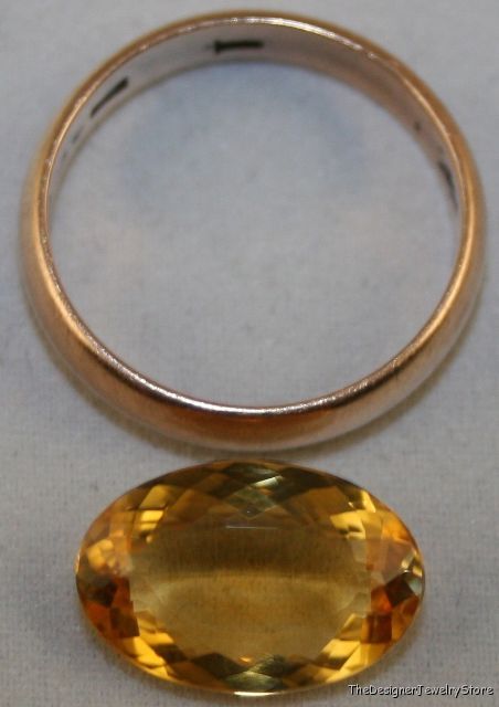 Golden Citrine 9x14 oval cut 4.2ct gemstone ci3