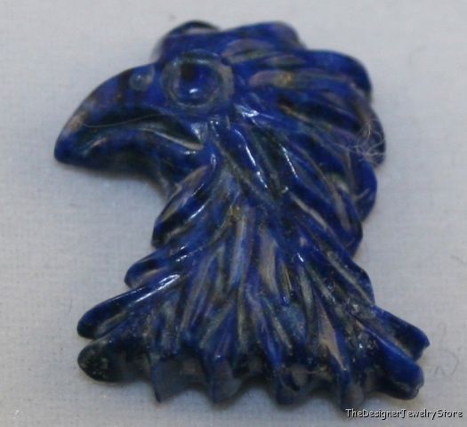 Superb Afghan Lapis Lazuli carved Phoenix 7ct la03