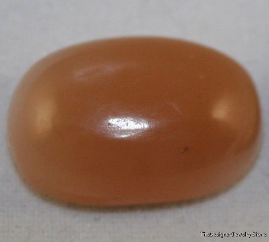 Natural peach Moonstone 11x16 oval Cabochon 7.4ct mu15