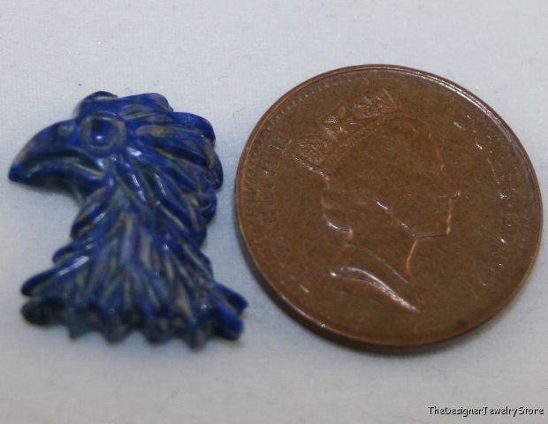 Superb Afghan Lapis Lazuli carved Phoenix 7ct la03