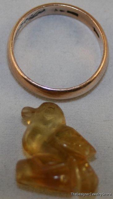 Natural Citrine 15x17 carved bird 12.8ct gemstone ci4