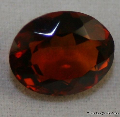 Madeira red Citrine 8x10 oval cut 2.3ct gemstone ci6