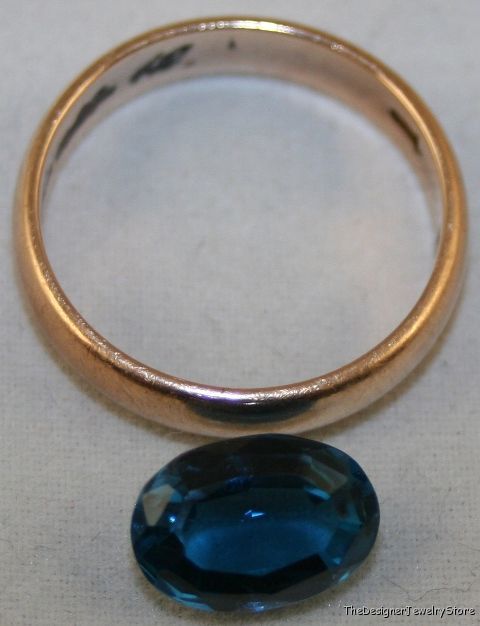 Natural blue Topaz 7x10 faceted oval 3.4ct gemstone tz6