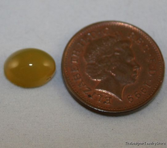 Natural gold Moonstone 8x10 oval Cabochon 2.6ct mu18