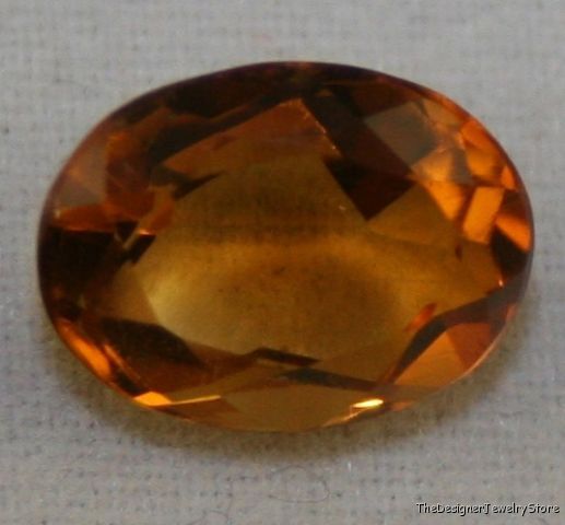 Palmeira orange Citrine 7x10 oval cut 2.1ct gem ci9