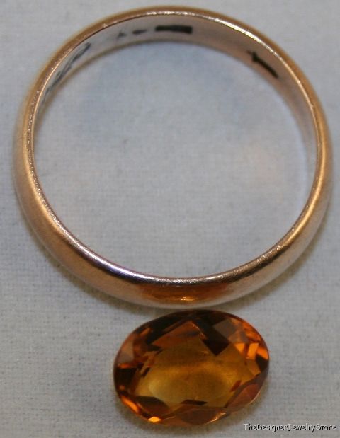 Palmeira orange Citrine 7x10 oval cut 2.1ct gem ci9