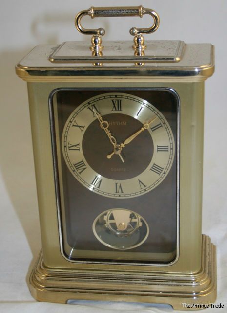 Japanese Vintage Rhythm quartz carriage clock