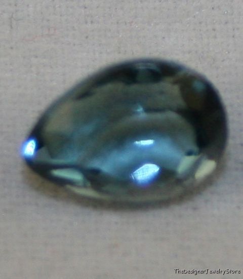 Natural blue Topaz 6x8 faceted pear 2ct gemstone tz10