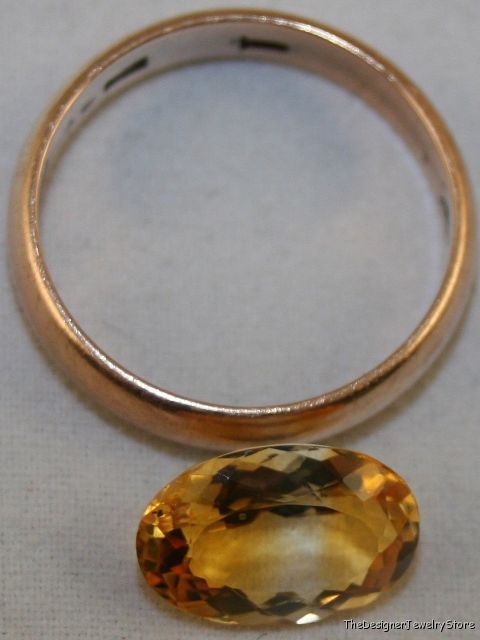 Golden Citrine 8x12 oval cut 2.4ct gemstone ci12