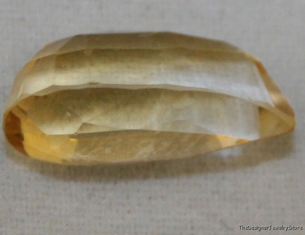 Fancy cut Citrine 6x13.5x6 pear 3.1ct gemstone ci13