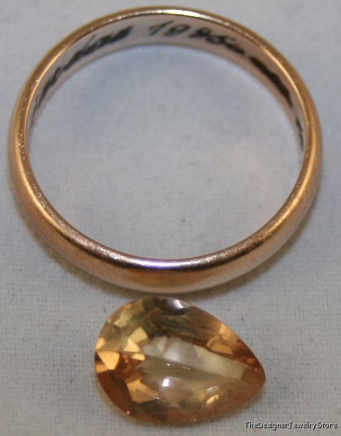 Natural golden Topaz 8x11 faceted pear 2.7ct gem tz13
