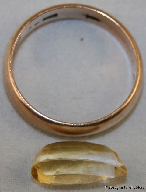 Fancy cut Citrine 6x13.5x6 pear 3.1ct gemstone ci13