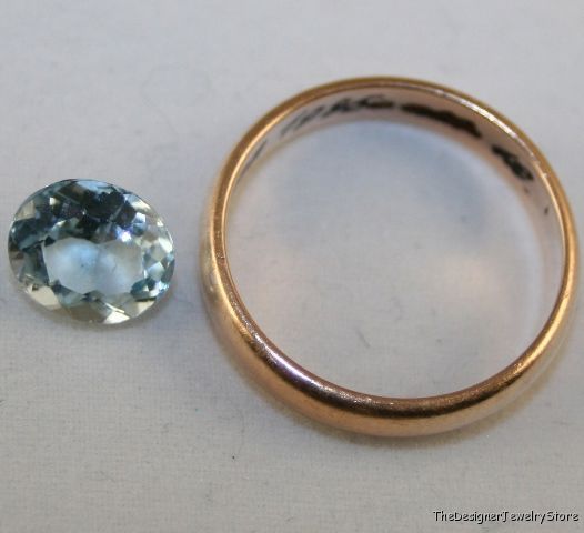 Natural Aquamarine gem 7x9 faceted oval 1.8ct aq9