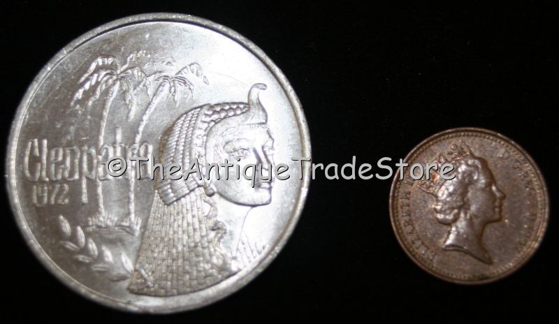 Vintage aluminum Cleopatras Dreams of Conquest Token