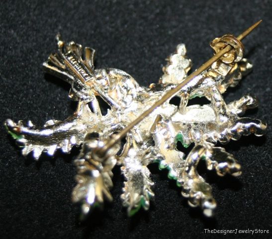 Vintage Jewelry Scottish Thistle  pin brooch  je33