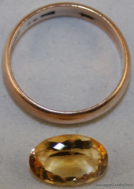 Yellow Citrine 8x12 oval cut 2.2ct gemstone ci17