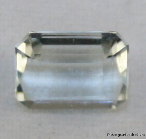 Natural Aquamarine gem 5x7 faceted octagon 1.1ct aq13