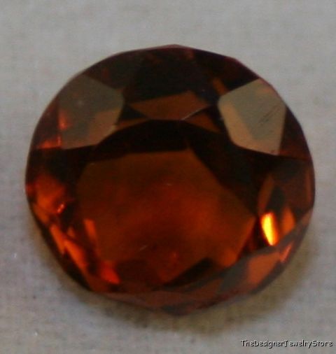 Madeira red Citrine 8mm round cut 2.25ct gemstone ci18