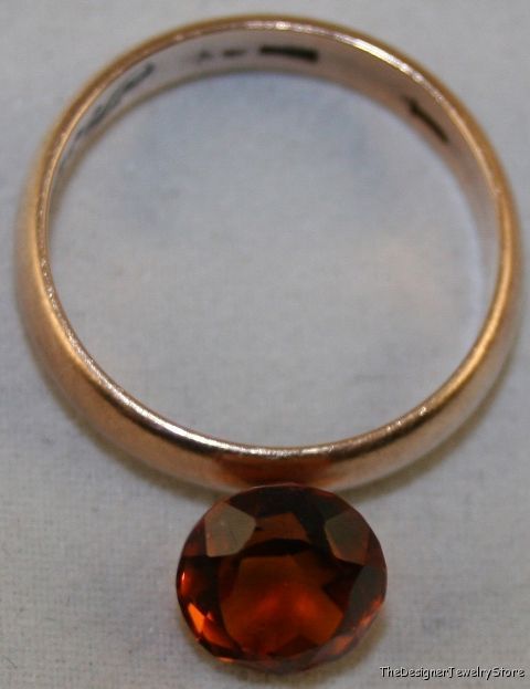 Madeira red Citrine 8mm round cut 2.25ct gemstone ci18