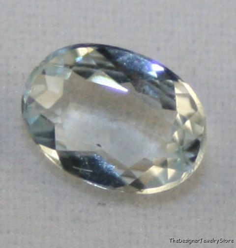 Natural Aquamarine gem 5x7 faceted oval 0.7ct aq14
