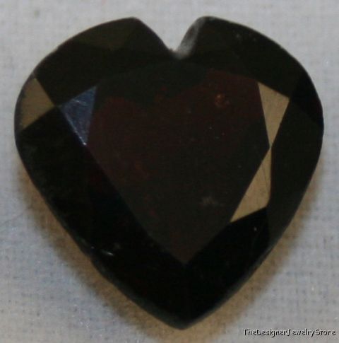 Natural Rhodolite Garnet 11x11 heart 5.4ct gemstone ga1