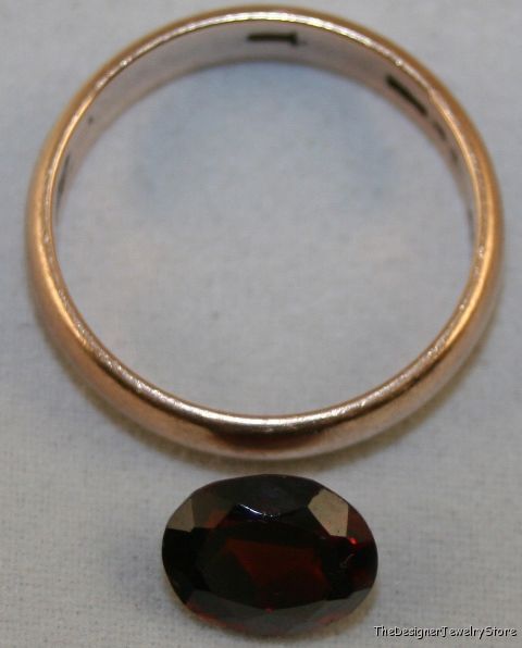 Natural Almandine Garnet 7x9 oval cut 2.9ct gem ga5