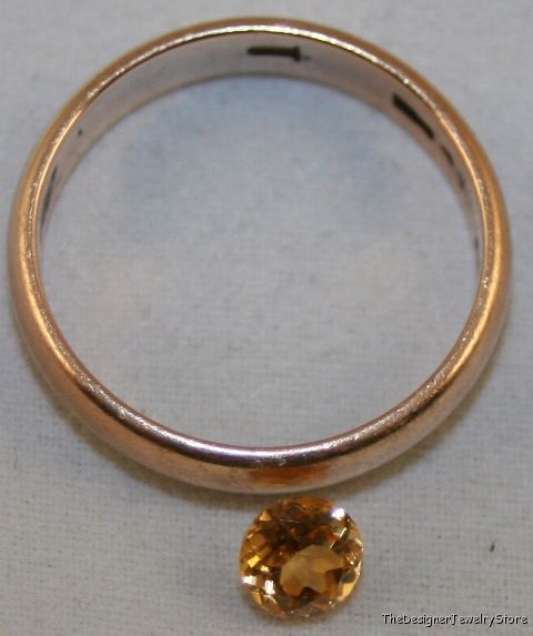 Natural Andradite yellow Garnet 5mm round 0.5ct gem ga7